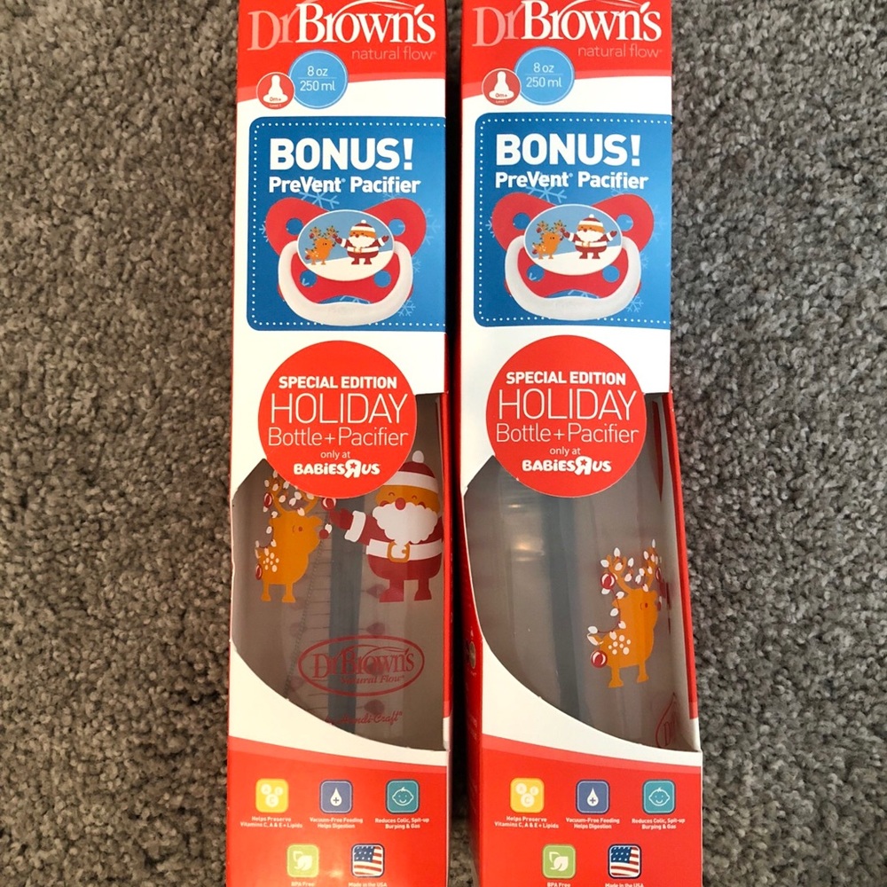 🎄2for$60 / $30each Limited Ed DR BROWN’S Holiday
